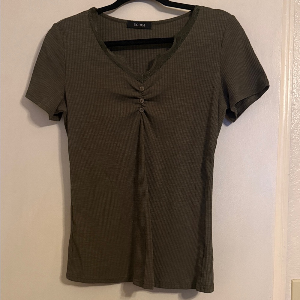 Olive Short Sleeve Women's Tee